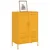Produktbild 4 för Högskåp senapsgul 68x39x101,5 cm stål