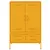 Produktbild 6 för Högskåp senapsgul 68x39x101,5 cm stål