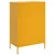 Produktbild 8 för Högskåp senapsgul 68x39x101,5 cm stål