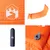 Produktbild 5 för Självuppblåsande campingmadrass med kudde 1 person orange
