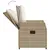 Produktbild 6 för Matgrupp för trädgården med dynor 5 delar beige konstrotting