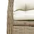 Produktbild 6 för Matgrupp för trädgården med dynor 7 delar beige konstrotting