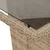 Produktbild 7 för Matgrupp för trädgården med dynor 7 delar beige konstrotting