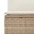 Produktbild 7 för Soffgrupp för trädgården med dynor 5 delar beige konstrotting