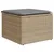 Produktbild 7 för Matgrupp för trädgården med dynor 8 delar beige konstrotting