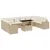 Produktbild 2 för Loungegrupp för trädgården m. dynor 11 delar beige konstrotting