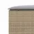 Produktbild 7 för Loungegrupp för trädgården 2 delar beige halvrund konstrotting