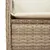 Produktbild 8 för Loungegrupp för trädgården med dynor 3 delar konstrotting beige