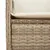 Produktbild 10 för Loungegrupp för trädgården med dynor 6 delar konstrotting beige