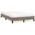 Produktbild 2 för Sängram taupe 120x190 cm tyg
