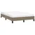 Produktbild 4 för Sängram taupe 120x190 cm tyg