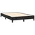Produktbild 4 för Ramsäng med madrass svart 120x190 cm sammet