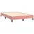 Produktbild 4 för Ramsäng med madrass rosa 120x190 cm sammet