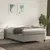 Produktbild 3 för Ramsäng med madrass ljusgrå 120x190 cm sammet