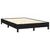 Produktbild 4 för Ramsäng med madrass svart 120x190 cm tyg