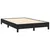 Produktbild 4 för Ramsäng med madrass svart 120x190 cm sammet