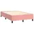 Produktbild 4 för Ramsäng med madrass rosa 120x190 cm sammet