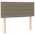 Produktbild 9 för Ramsäng med madrass & LED taupe 120x190 cm tyg
