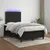 Produktbild 5 för Ramsäng med madrass & LED svart 120x190 cm tyg