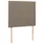 Produktbild 9 för Ramsäng med madrass & LED taupe 120x190 cm tyg