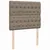 Produktbild 9 för Ramsäng med madrass & LED taupe 120x190 cm tyg
