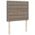 Produktbild 9 för Ramsäng med madrass & LED taupe 120x190 cm tyg