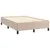 Produktbild 6 för Ramsäng med madrass & LED cappuccino 120x190 cm konstläder