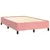 Produktbild 4 för Ramsäng med madrass rosa 120x190 cm sammet