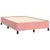 Produktbild 4 för Ramsäng med madrass rosa 120x190 cm sammet