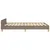 Produktbild 7 för Sängram med huvudgavel taupe 120x190 cm tyg