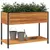 Produktbild 3 för Odlingslåda med hylla 110x45x80 cm massiv akacia och stål