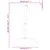 Produktbild 12 för Barbord ljusbrun Ø50x89,5 cm massiv ek