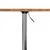 Produktbild 11 för Barbord ljusbrun Ø50x89,5 cm massiv ek