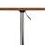Produktbild 11 för Barbord mörkbrun Ø50x89,5 cm massivt ekträ