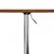 Produktbild 11 för Barbord mörkbrun Ø60x89,5 cm massivt ekträ