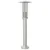 Produktbild 2 för Utomhusgolvlampa silver 60 cm rostfritt stål