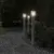 Produktbild 3 för Utomhusgolvlampa med eluttag silver 110 cm rostfritt stål
