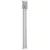 Produktbild 4 för Utomhusgolvlampa med eluttag silver 110 cm rostfritt stål
