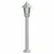 Produktbild 5 för Utomhusgolvlampor 3 st silver 80 cm rostfritt stål