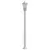 Produktbild 2 för Utomhusgolvlampa silver 120 cm rostfritt stål