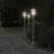 Produktbild 3 för Utomhusgolvlampa silver 120 cm rostfritt stål