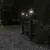 Produktbild 3 för Utomhusgolvlampa med sensor svart 110 cm aluminium
