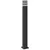 Produktbild 6 för Utomhusgolvlampa med sensor svart 110 cm aluminium