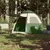 Produktbild 3 för Campingtält 4 personer grön snabbrest