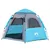 Produktbild 4 för Campingtält 4 personer blå snabbrest