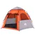 Produktbild 4 för Campingtält 4 personer grå och orange snabbrest