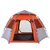 Produktbild 7 för Campingtält 4 personer grå och orange snabbrest