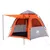 Produktbild 8 för Campingtält 4 personer grå och orange snabbrest