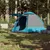 Produktbild 3 för Campingtält 4 personer blå snabbrest