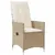 Produktbild 3 för Bistrogrupp med dynor 3 delar beige konstrotting
